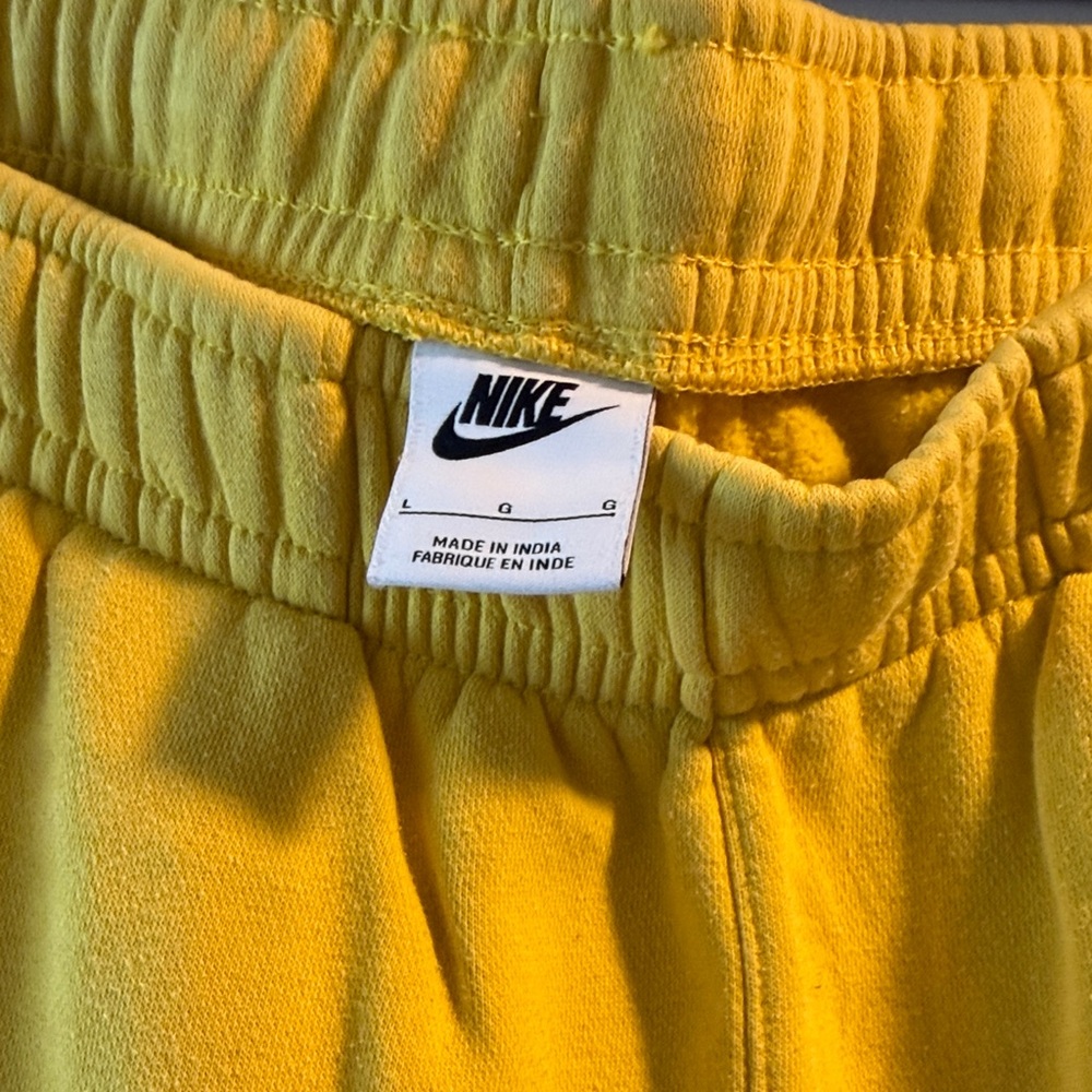 Nike Men’s Bright Yellow Sweatpants